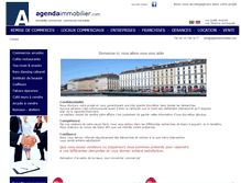 Tablet Screenshot of agendaimmobilier.com